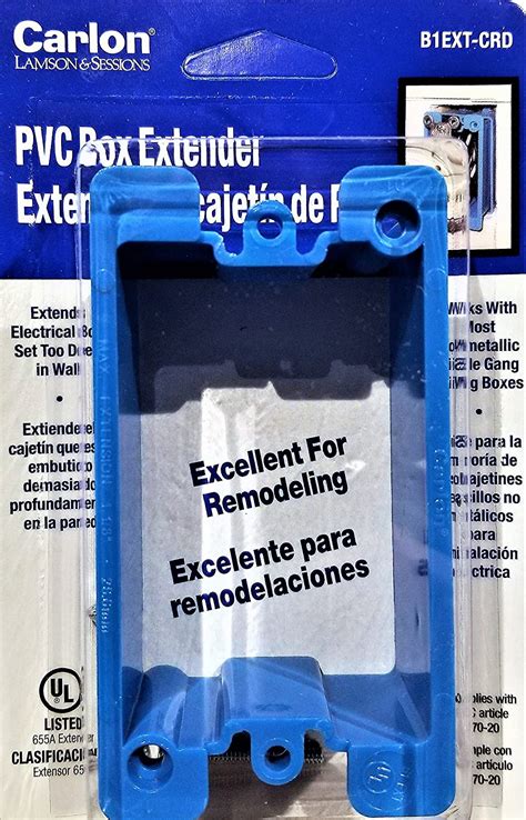 carlon pvc electrical box extender b1ext crd|B1EXT.